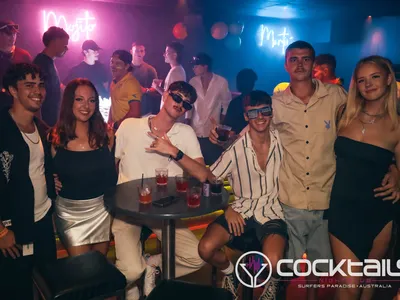 A professional photo of guests enjoying themselves at Cocktails Nightclub from our gallery.