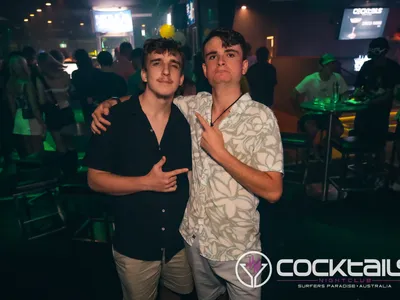 A professional photo of guests enjoying themselves at Cocktails Nightclub from our gallery.