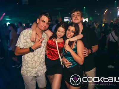 A professional photo of guests enjoying themselves at Cocktails Nightclub from our gallery.