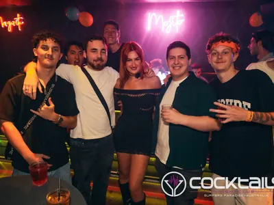 A professional photo of guests enjoying themselves at Cocktails Nightclub from our gallery.