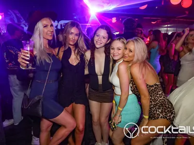 A professional photo of guests enjoying themselves at Cocktails Nightclub from our gallery.