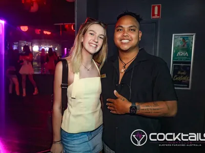 A professional photo of guests enjoying themselves at Cocktails Nightclub from our gallery.