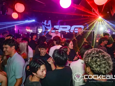 A professional photo of guests enjoying themselves at Cocktails Nightclub from our gallery.