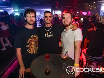 A professional photo of guests enjoying themselves at Cocktails Nightclub from our gallery.