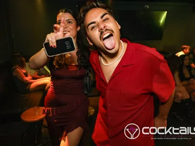 A professional photo of guests enjoying themselves at Cocktails Nightclub from our gallery.