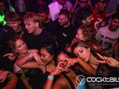 A professional photo of guests enjoying themselves at Cocktails Nightclub from our gallery.