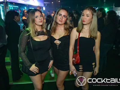 A professional photo of guests enjoying themselves at Cocktails Nightclub from our gallery.