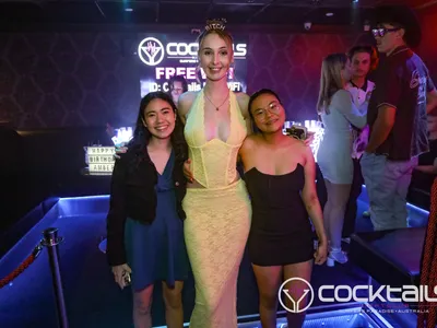 A professional photo of guests enjoying themselves at Cocktails Nightclub from our gallery.