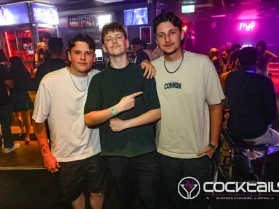 A professional photo of guests enjoying themselves at Cocktails Nightclub from our gallery.