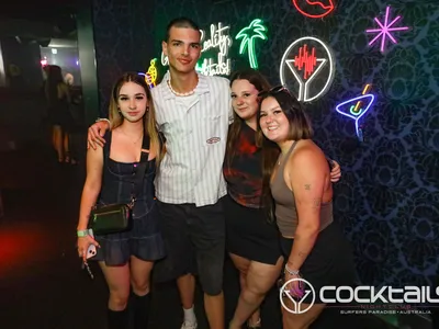 A professional photo of guests enjoying themselves at Cocktails Nightclub from our gallery.