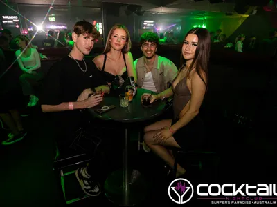 A professional photo of guests enjoying themselves at Cocktails Nightclub from our gallery.