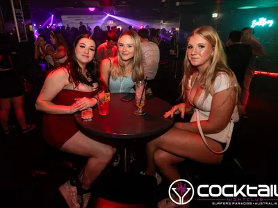 A professional photo of guests enjoying themselves at Cocktails Nightclub from our gallery.