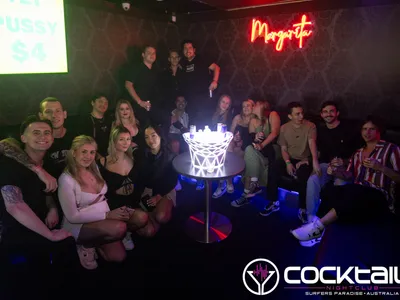 A professional photo of guests enjoying themselves at Cocktails Nightclub from our gallery.