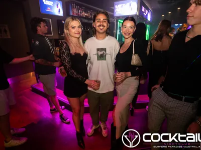 A professional photo of guests enjoying themselves at Cocktails Nightclub from our gallery.