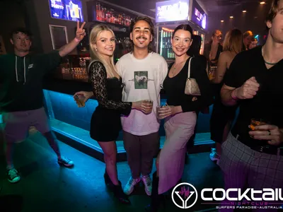 A professional photo of guests enjoying themselves at Cocktails Nightclub from our gallery.