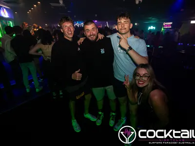 A professional photo of guests enjoying themselves at Cocktails Nightclub from our gallery.