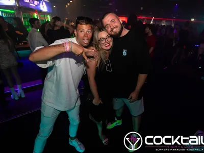 A professional photo of guests enjoying themselves at Cocktails Nightclub from our gallery.