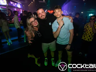 A professional photo of guests enjoying themselves at Cocktails Nightclub from our gallery.