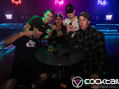 A professional photo of guests enjoying themselves at Cocktails Nightclub from our gallery.