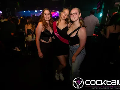 A professional photo of guests enjoying themselves at Cocktails Nightclub from our gallery.