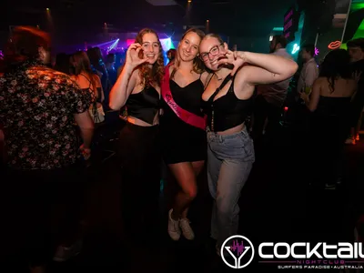 A professional photo of guests enjoying themselves at Cocktails Nightclub from our gallery.