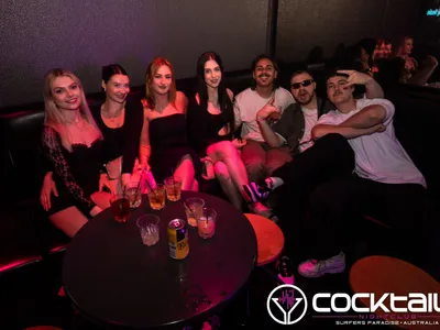 A professional photo of guests enjoying themselves at Cocktails Nightclub from our gallery.