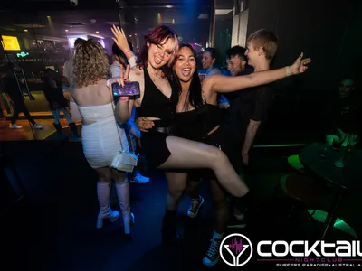 A professional photo of guests enjoying themselves at Cocktails Nightclub from our gallery.