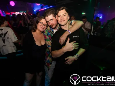 A professional photo of guests enjoying themselves at Cocktails Nightclub from our gallery.