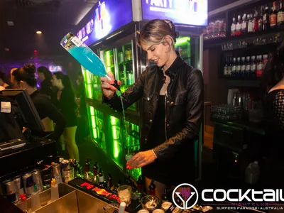 A professional photo of guests enjoying themselves at Cocktails Nightclub from our gallery.