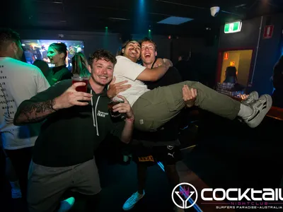 A professional photo of guests enjoying themselves at Cocktails Nightclub from our gallery.