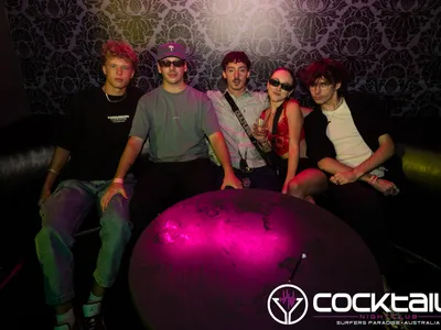 A professional photo of guests enjoying themselves at Cocktails Nightclub from our gallery.