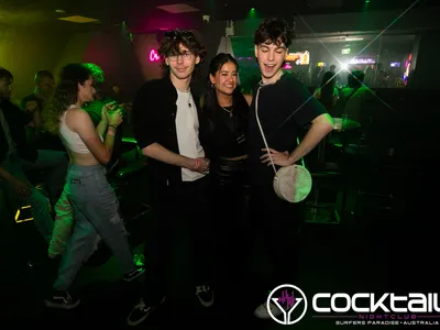 A professional photo of guests enjoying themselves at Cocktails Nightclub from our gallery.