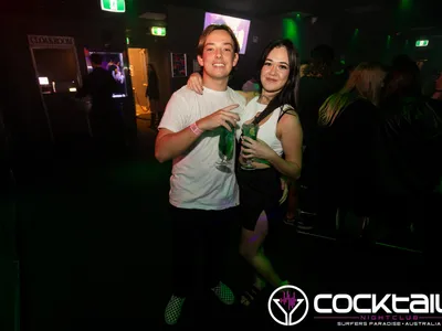 A professional photo of guests enjoying themselves at Cocktails Nightclub from our gallery.