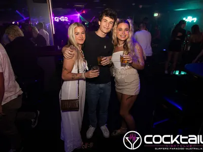 A professional photo of guests enjoying themselves at Cocktails Nightclub from our gallery.