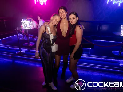 A professional photo of guests enjoying themselves at Cocktails Nightclub from our gallery.