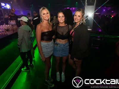 A professional photo of guests enjoying themselves at Cocktails Nightclub from our gallery.