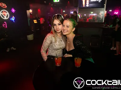 A professional photo of guests enjoying themselves at Cocktails Nightclub from our gallery.