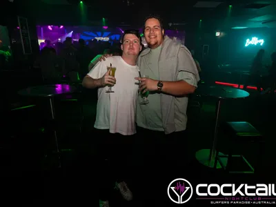 A professional photo of guests enjoying themselves at Cocktails Nightclub from our gallery.