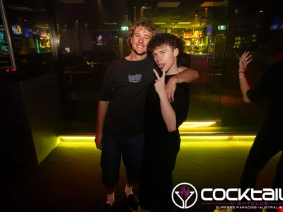 A professional photo of guests enjoying themselves at Cocktails Nightclub from our gallery.