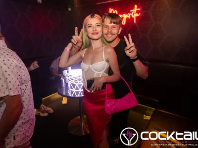 A professional photo of guests enjoying themselves at Cocktails Nightclub from our gallery.