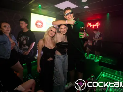 A professional photo of guests enjoying themselves at Cocktails Nightclub from our gallery.