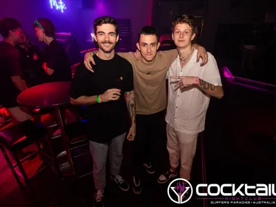 A professional photo of guests enjoying themselves at Cocktails Nightclub from our gallery.