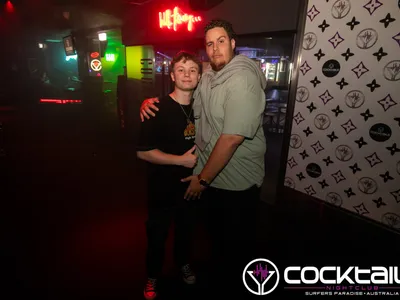 A professional photo of guests enjoying themselves at Cocktails Nightclub from our gallery.