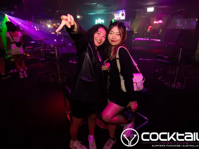 A professional photo of guests enjoying themselves at Cocktails Nightclub from our gallery.