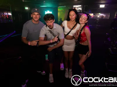 A professional photo of guests enjoying themselves at Cocktails Nightclub from our gallery.