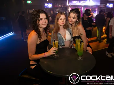 A professional photo of guests enjoying themselves at Cocktails Nightclub from our gallery.