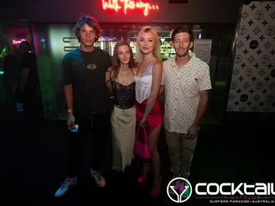 A professional photo of guests enjoying themselves at Cocktails Nightclub from our gallery.