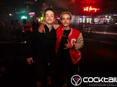 A professional photo of guests enjoying themselves at Cocktails Nightclub from our gallery.