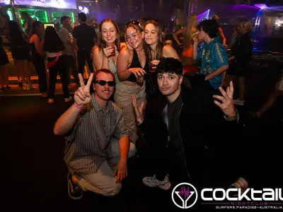 A professional photo of guests enjoying themselves at Cocktails Nightclub from our gallery.