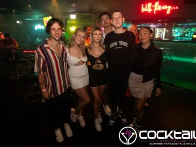 A professional photo of guests enjoying themselves at Cocktails Nightclub from our gallery.